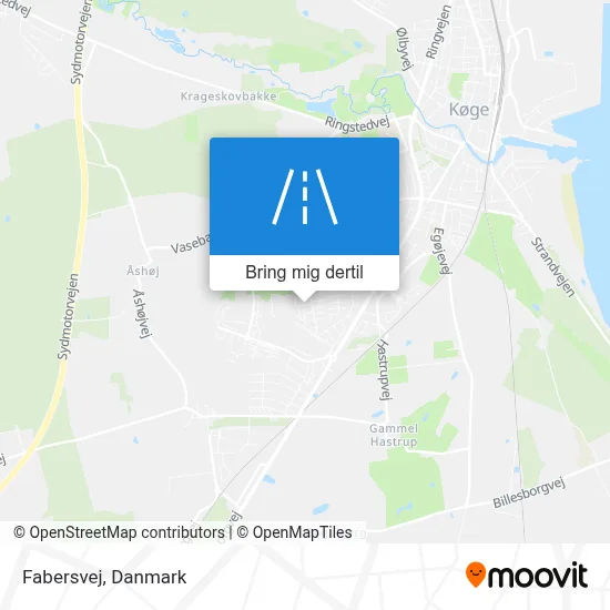 Fabersvej kort