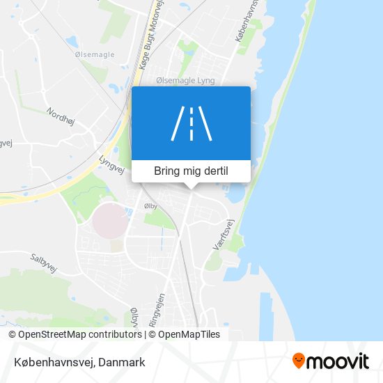 Københavnsvej kort