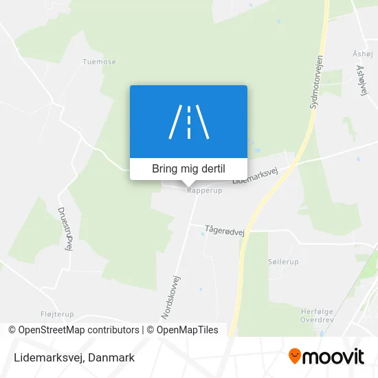 Lidemarksvej kort