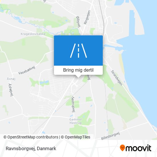 Ravnsborgvej kort