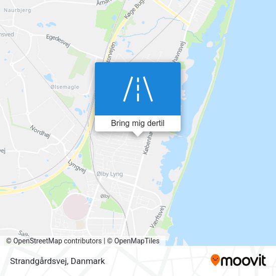 Strandgårdsvej kort