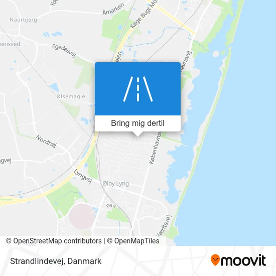 Strandlindevej kort