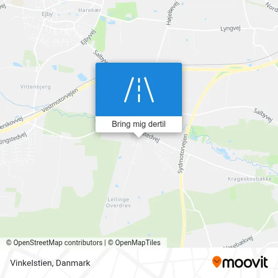 Vinkelstien kort