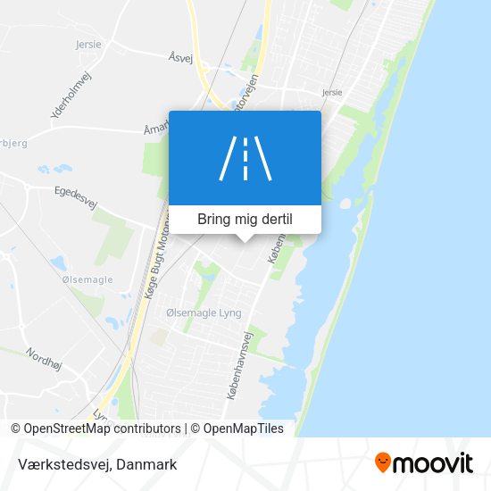 Værkstedsvej kort