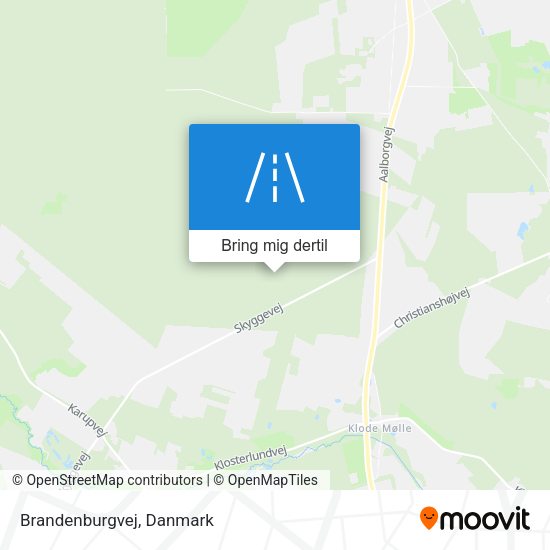 Brandenburgvej kort