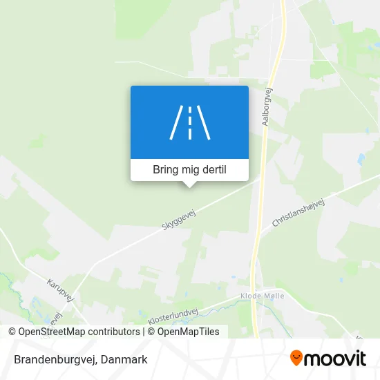 Brandenburgvej kort