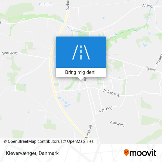 Kløvervænget kort