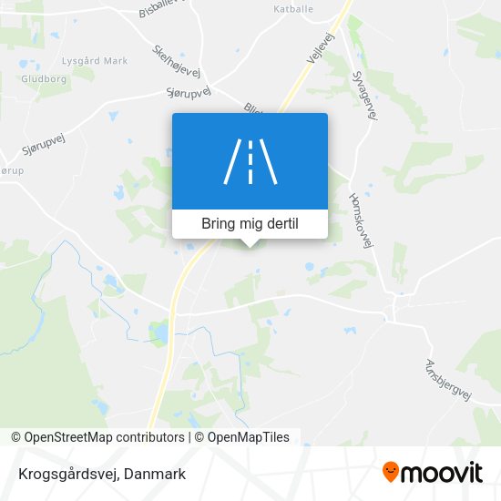 Krogsgårdsvej kort