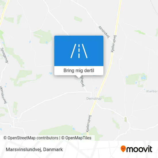 Marsvinslundvej kort