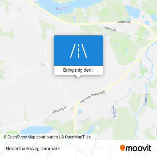 Nedermarksvej kort