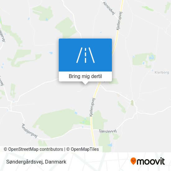 Søndergårdsvej kort