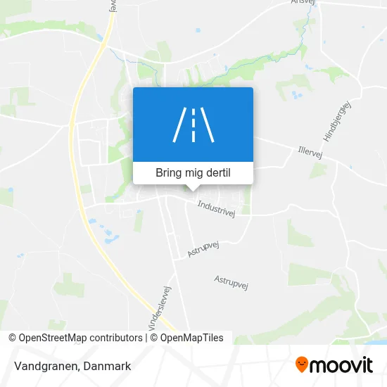 Vandgranen kort