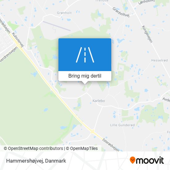 Hammershøjvej kort