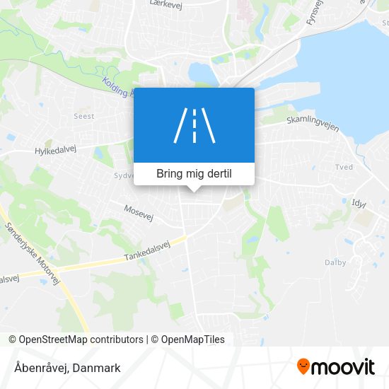 Åbenråvej kort