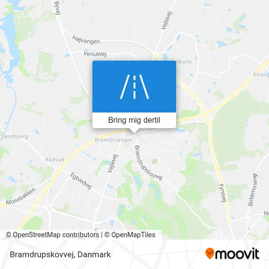 Bramdrupskovvej kort