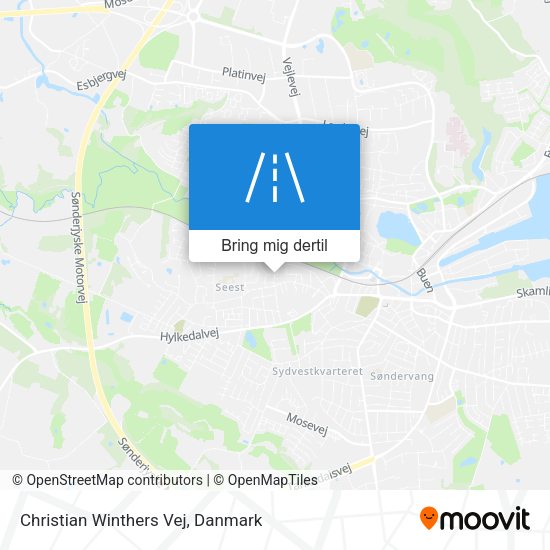 Christian Winthers Vej kort