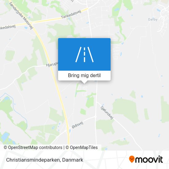 Christiansmindeparken kort