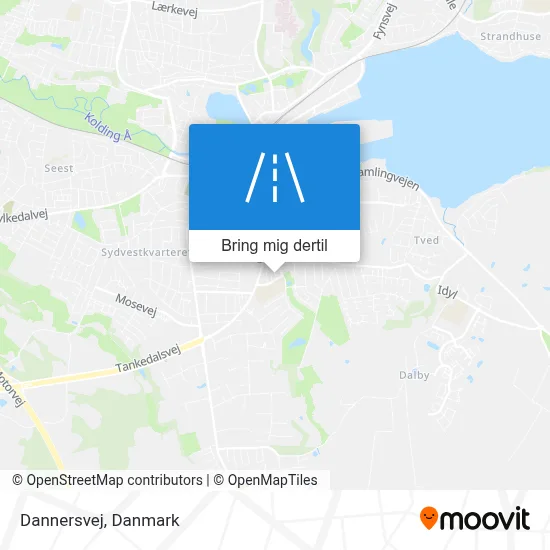 Dannersvej kort