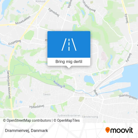 Drammenvej kort