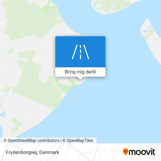 Frydenborgvej kort
