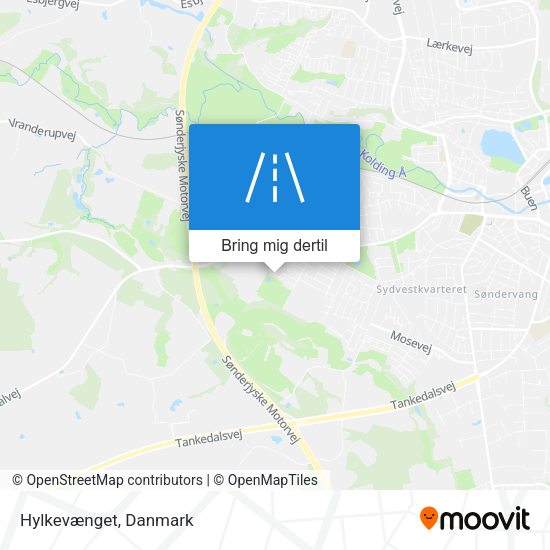 Hylkevænget kort