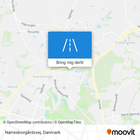 Nørreskovgårdsvej kort