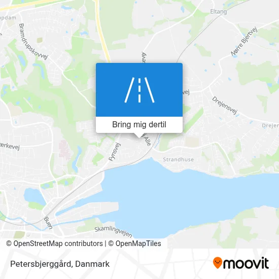 Petersbjerggård kort