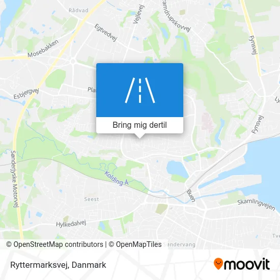 Ryttermarksvej kort