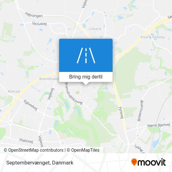 Septembervænget kort