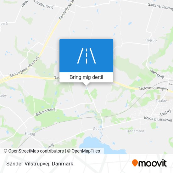 Sønder Vilstrupvej kort
