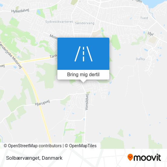 Solbærvænget kort