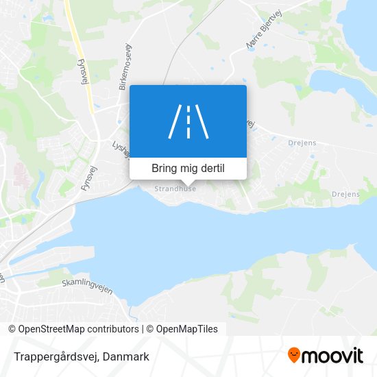 Trappergårdsvej kort