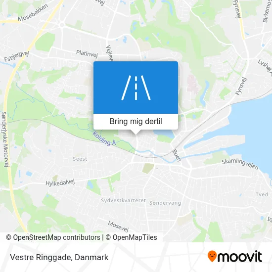 Vestre Ringgade kort