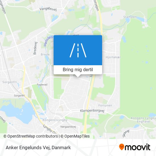 Anker Engelunds Vej kort