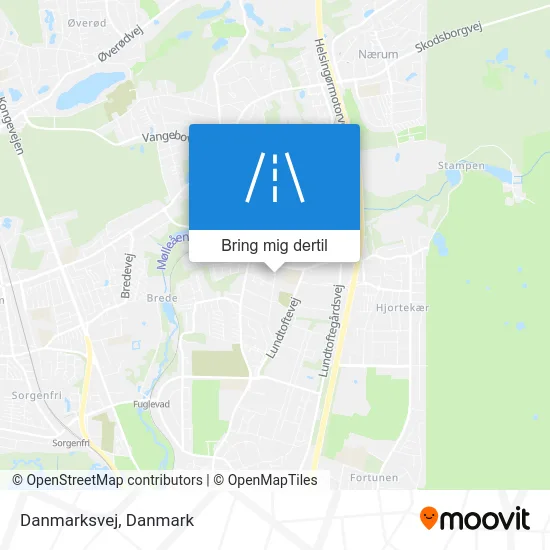Danmarksvej kort