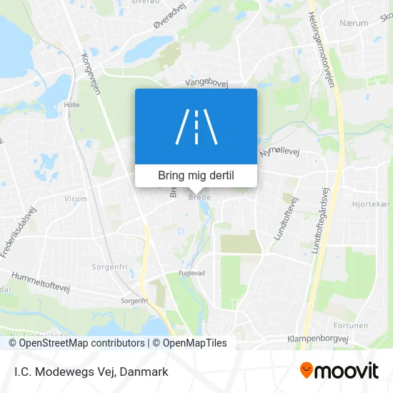 I.C. Modewegs Vej kort