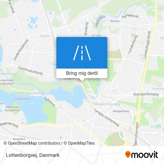 Lottenborgvej kort