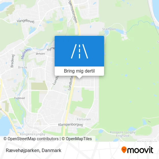 Rævehøjparken kort