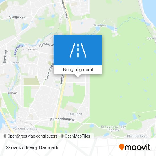Skovmærkevej kort