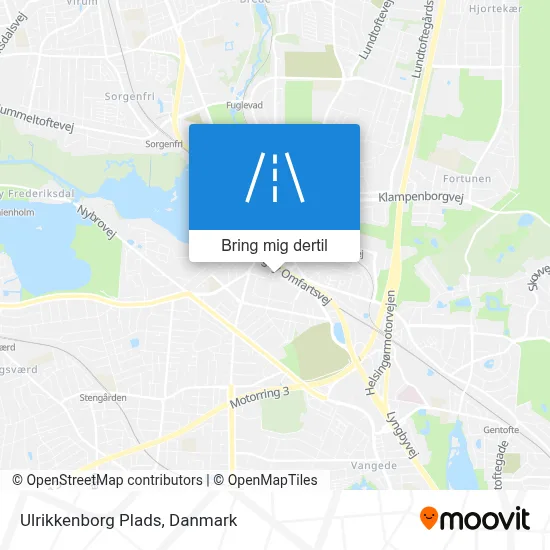 Ulrikkenborg Plads kort