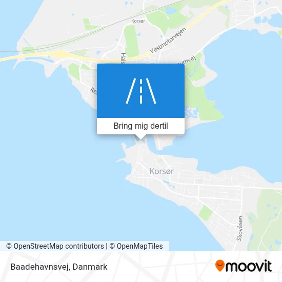 Baadehavnsvej kort