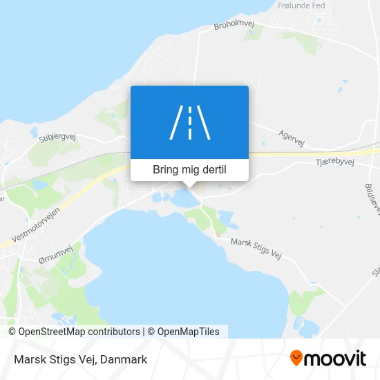 Marsk Stigs Vej kort