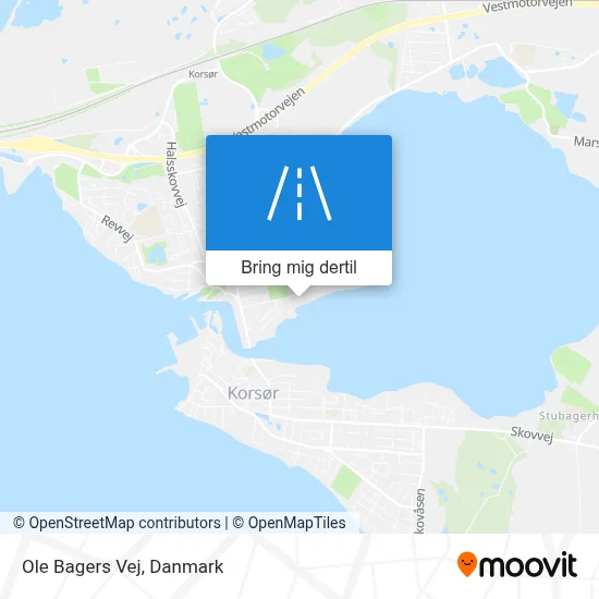 Ole Bagers Vej kort
