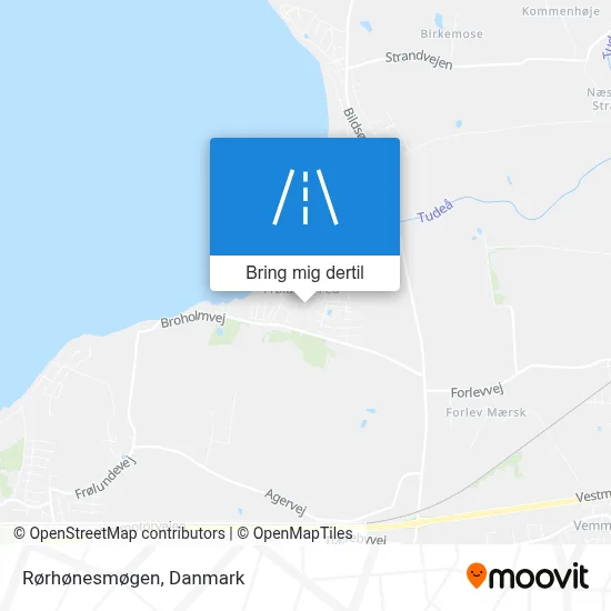 Rørhønesmøgen kort