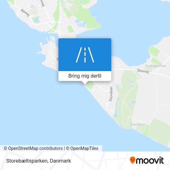 Storebæltsparken kort