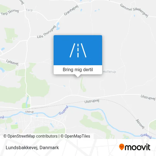 Lundsbakkevej kort