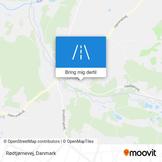 Rødtjørnevej kort