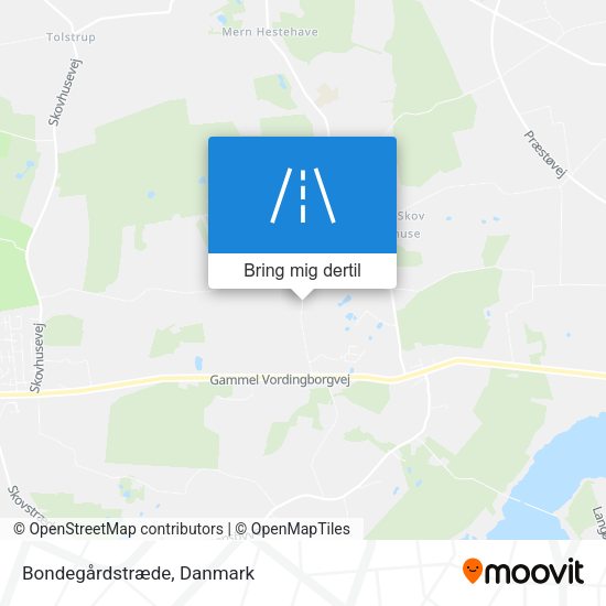 Bondegårdstræde kort