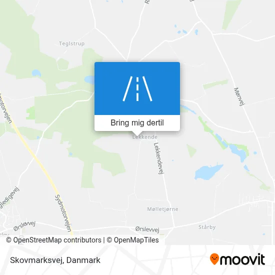 Skovmarksvej kort