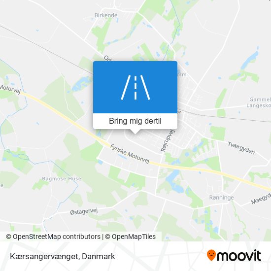 Kærsangervænget kort